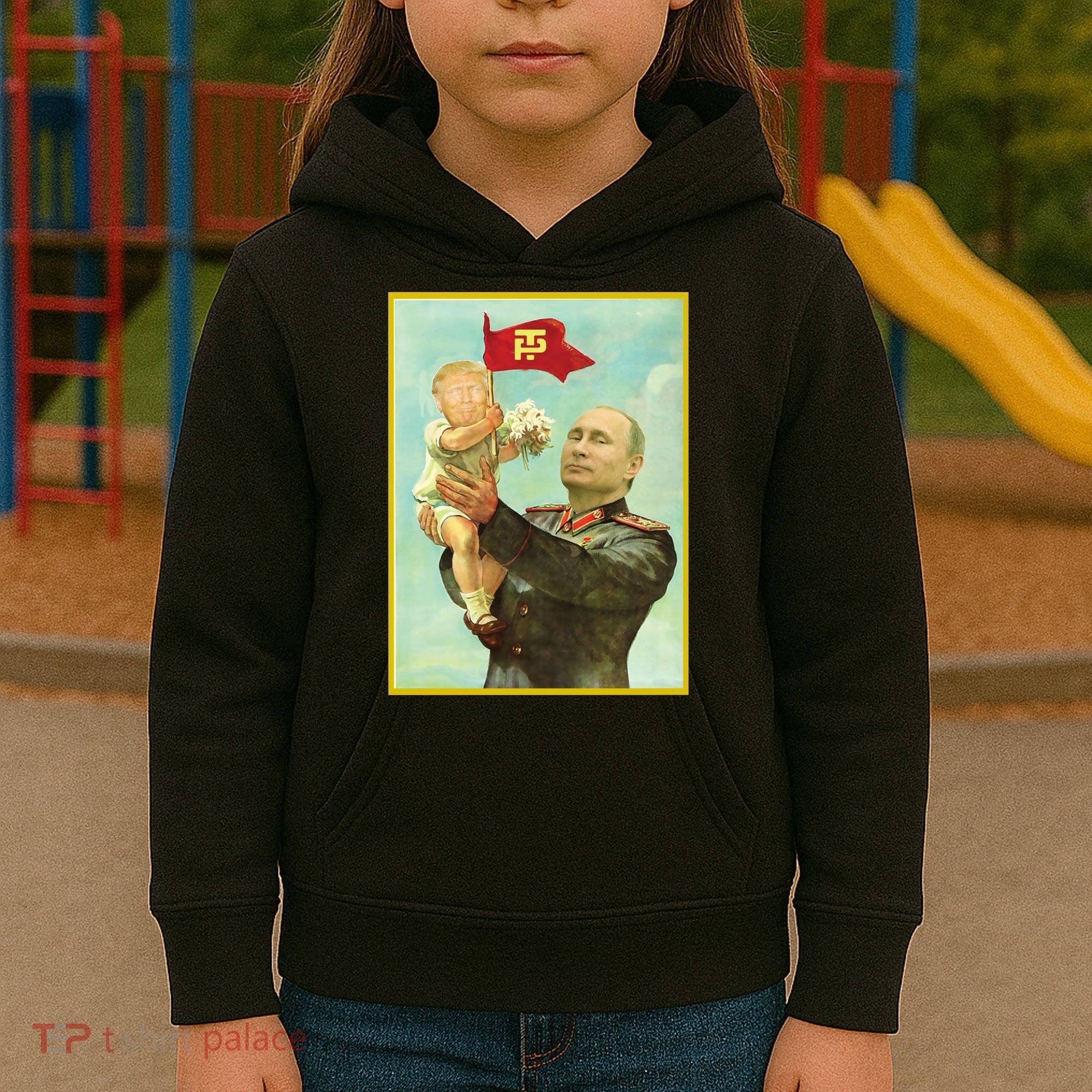 Baby Trump Putin Kids Hoodie