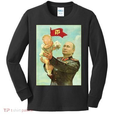 Baby Trump Putin Kids Long Sleeve Shirt