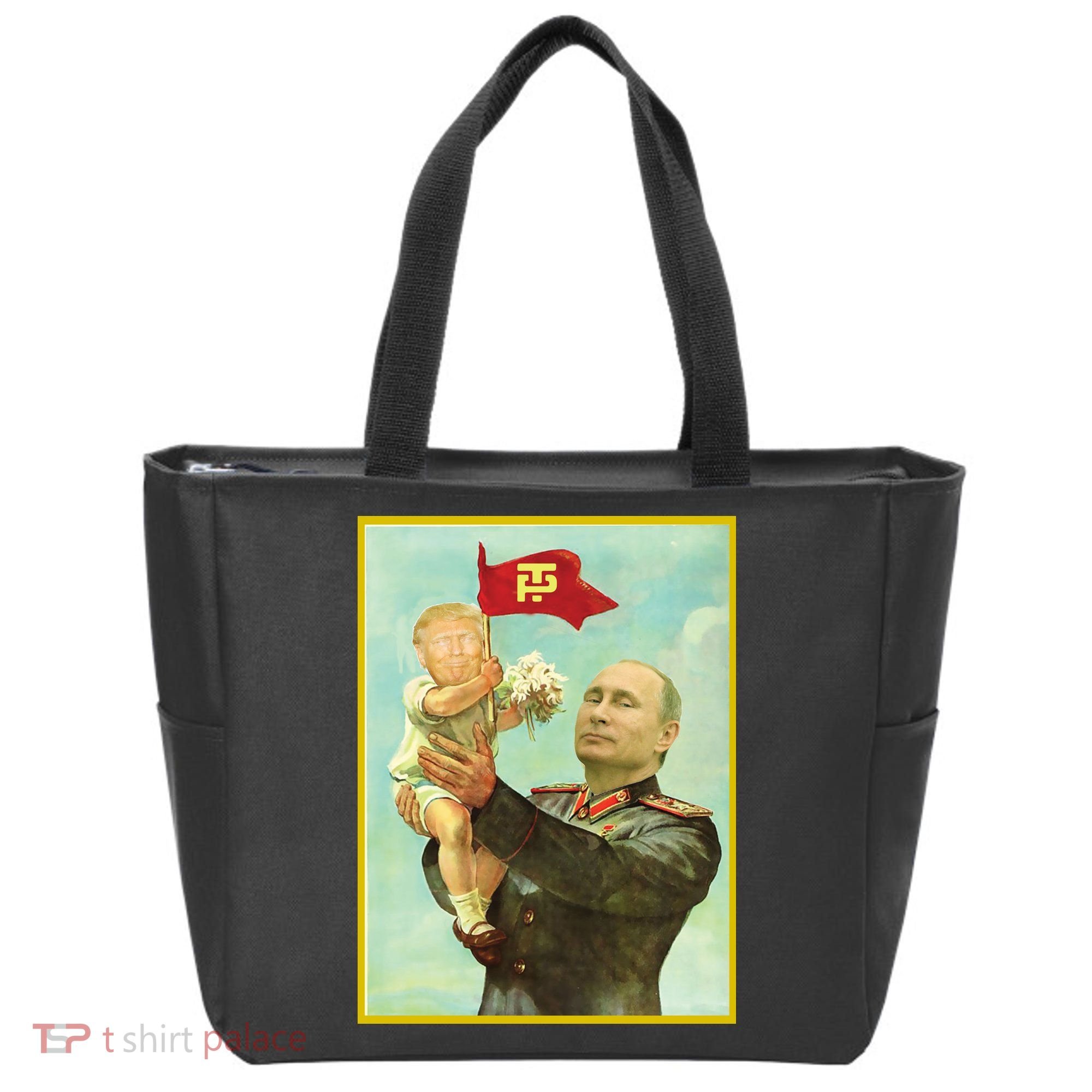 Baby Trump Putin Tote Bag