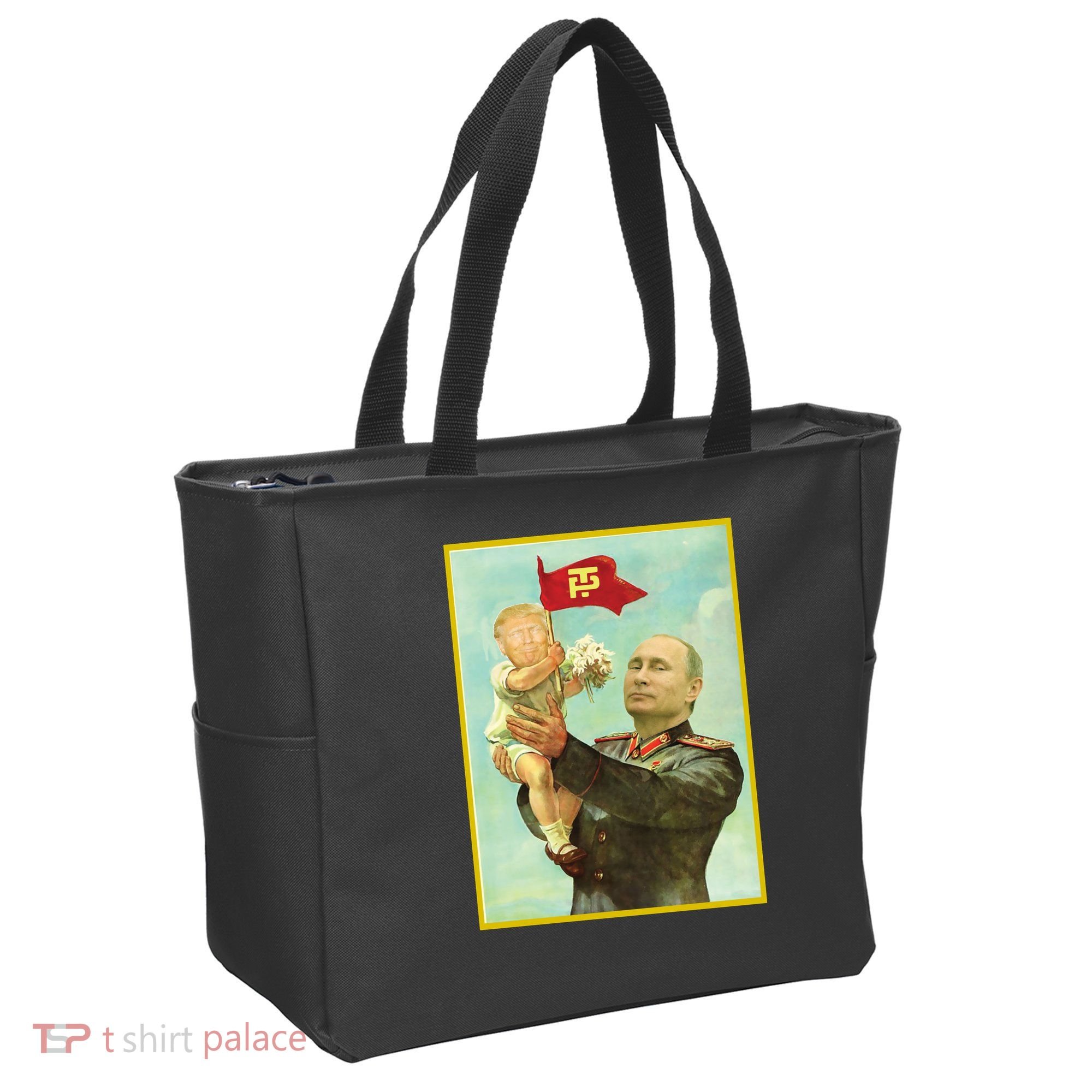 Baby Trump Putin Tote Bag