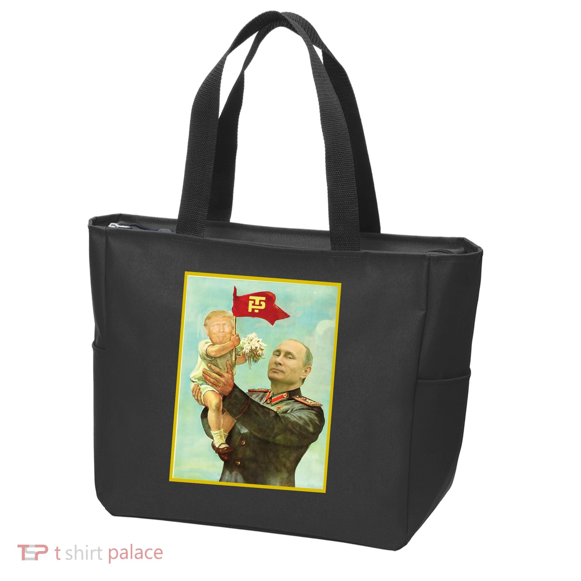 Baby Trump Putin Tote Bag