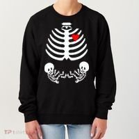Baby Twins Skeleton Halloween Costume Women's Sweatshirt thumb 0