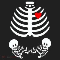 Baby Twins Skeleton Halloween Costume Women's Sweatshirt thumb 2