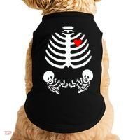 Baby Twins Skeleton Halloween Costume Doggie Tank thumb 0