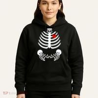 Baby Twins Skeleton Halloween Costume Hoodie thumb 5