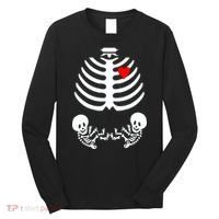 Baby Twins Skeleton Halloween Costume Long Sleeve Shirt thumb 0