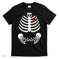 Baby Twins Skeleton Halloween Costume T-Shirt thumb 0