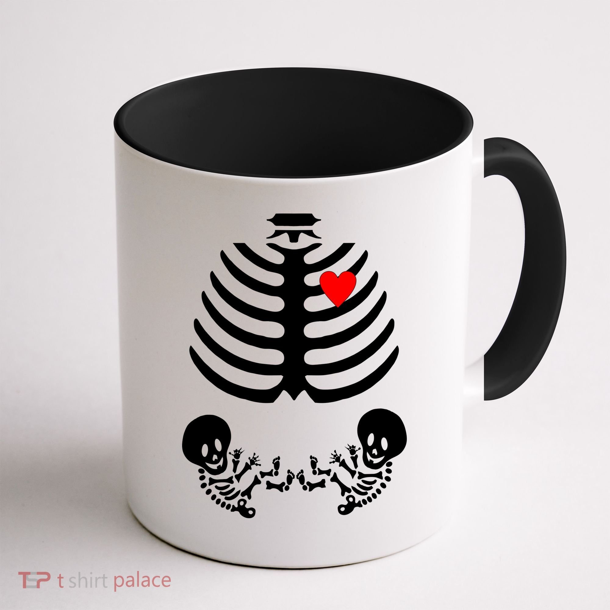 Baby Twins Skeleton Halloween Costume Coffee Mug
