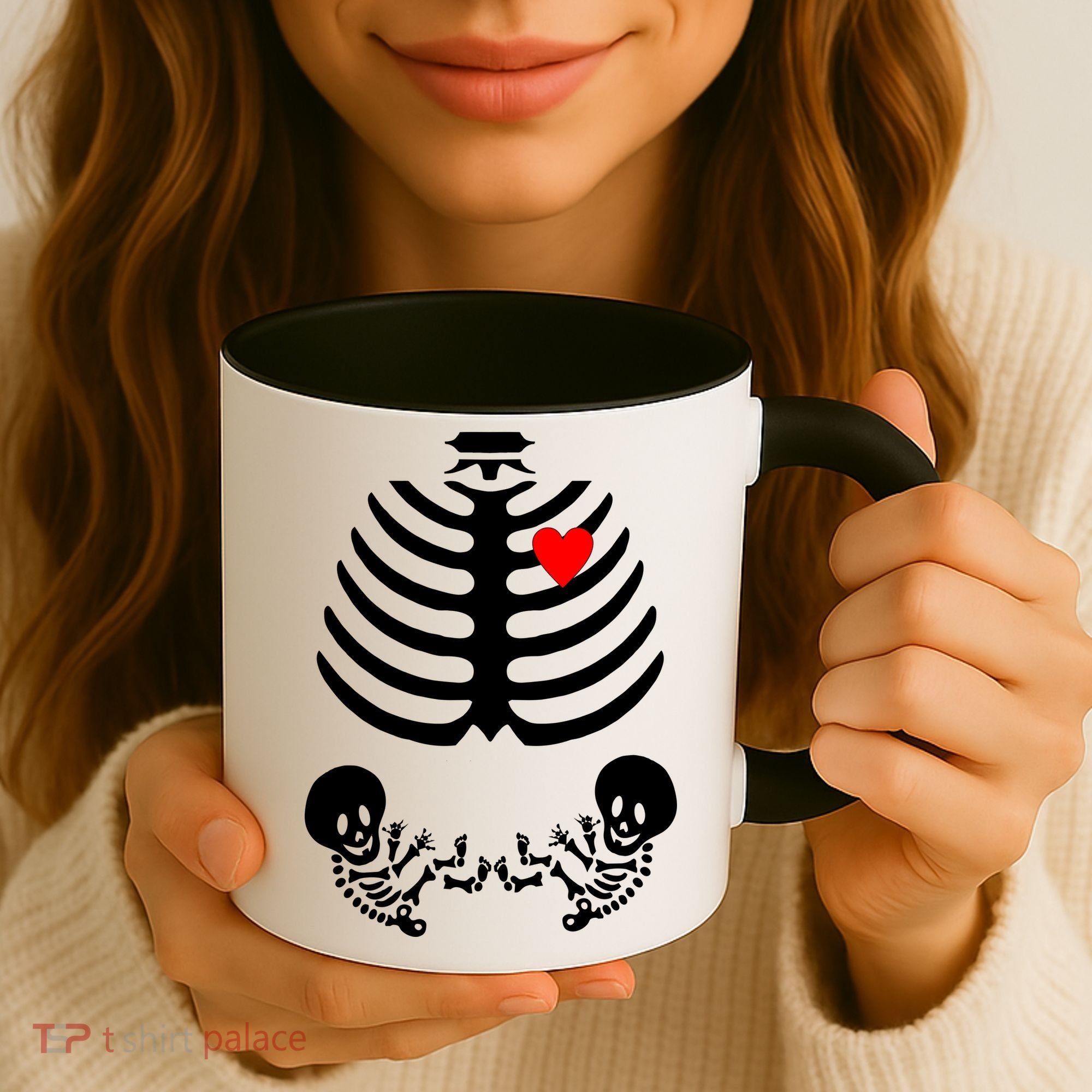 Baby Twins Skeleton Halloween Costume Coffee Mug