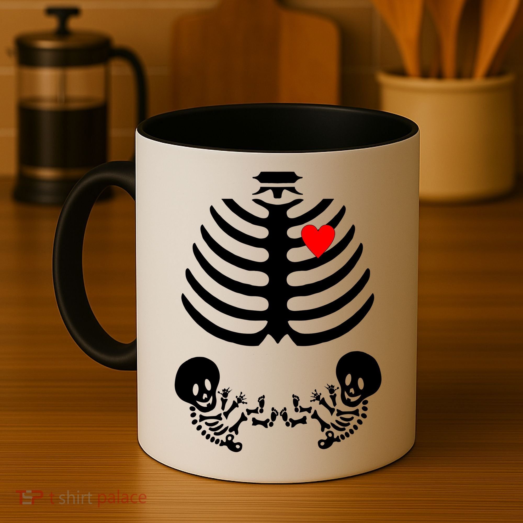 Baby Twins Skeleton Halloween Costume Coffee Mug