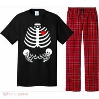 Baby Twins Skeleton Halloween Costume Pajama Set thumb 0