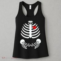 Baby Twins Skeleton Halloween Costume Women's Tank Top thumb 3