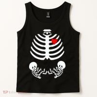 Baby Twins Skeleton Halloween Costume Tank Top thumb 2