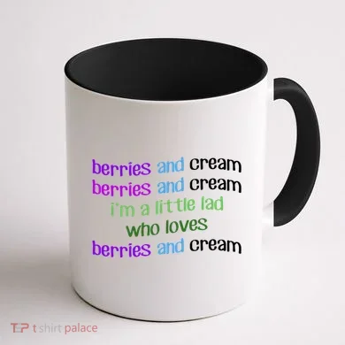 Berries And Cream Coffee Mug back