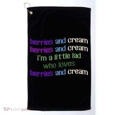 Berries And Cream Golf Towel