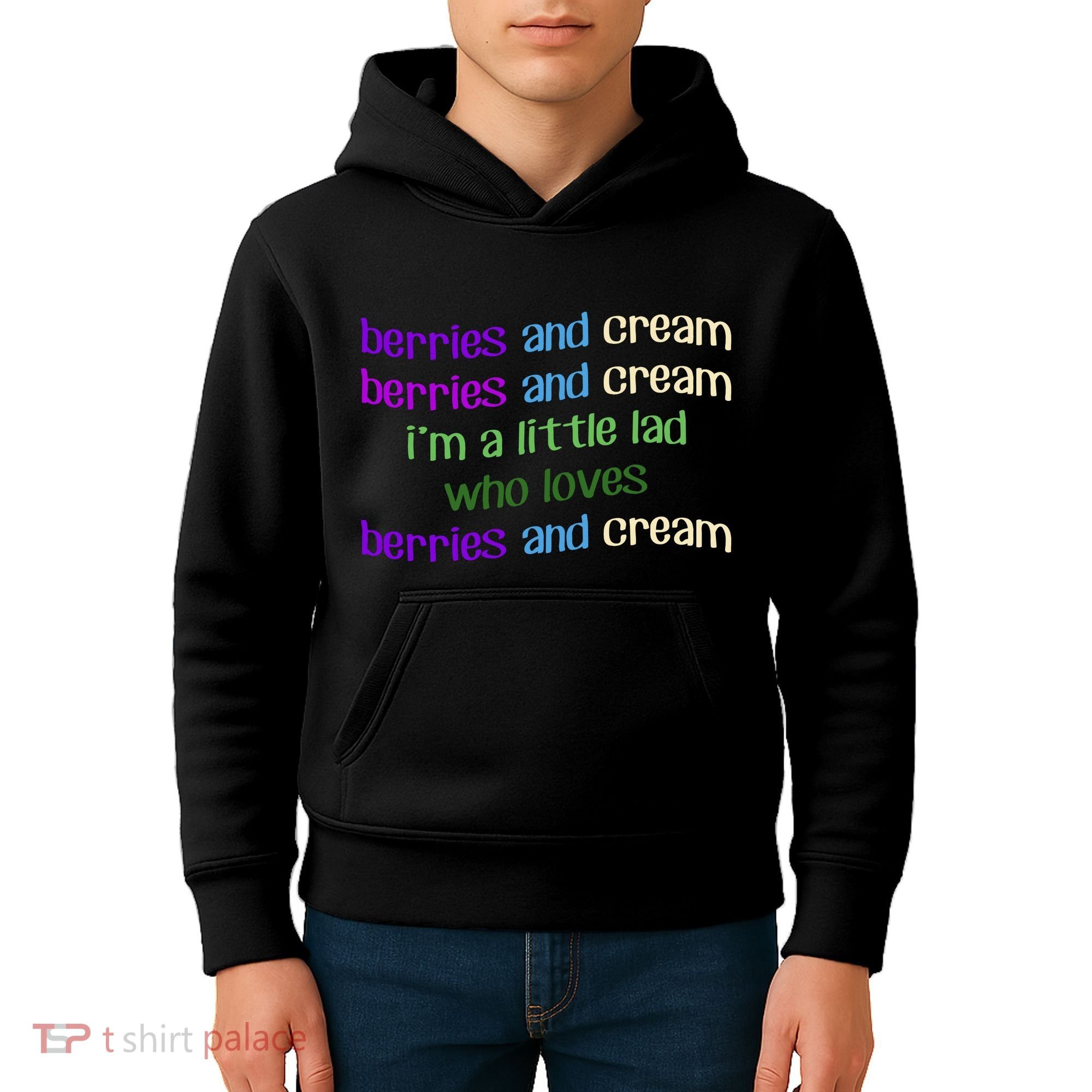 Berries And Cream Kids Hoodie