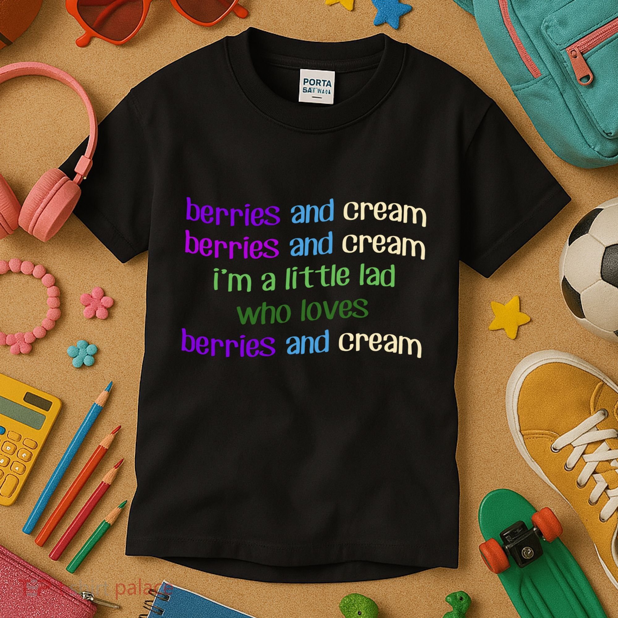 Berries And Cream Kids T-Shirt