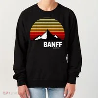 Banff Alberta Canada Rocky Mountain Cute Gift Women's Sweatshirt thumb 0