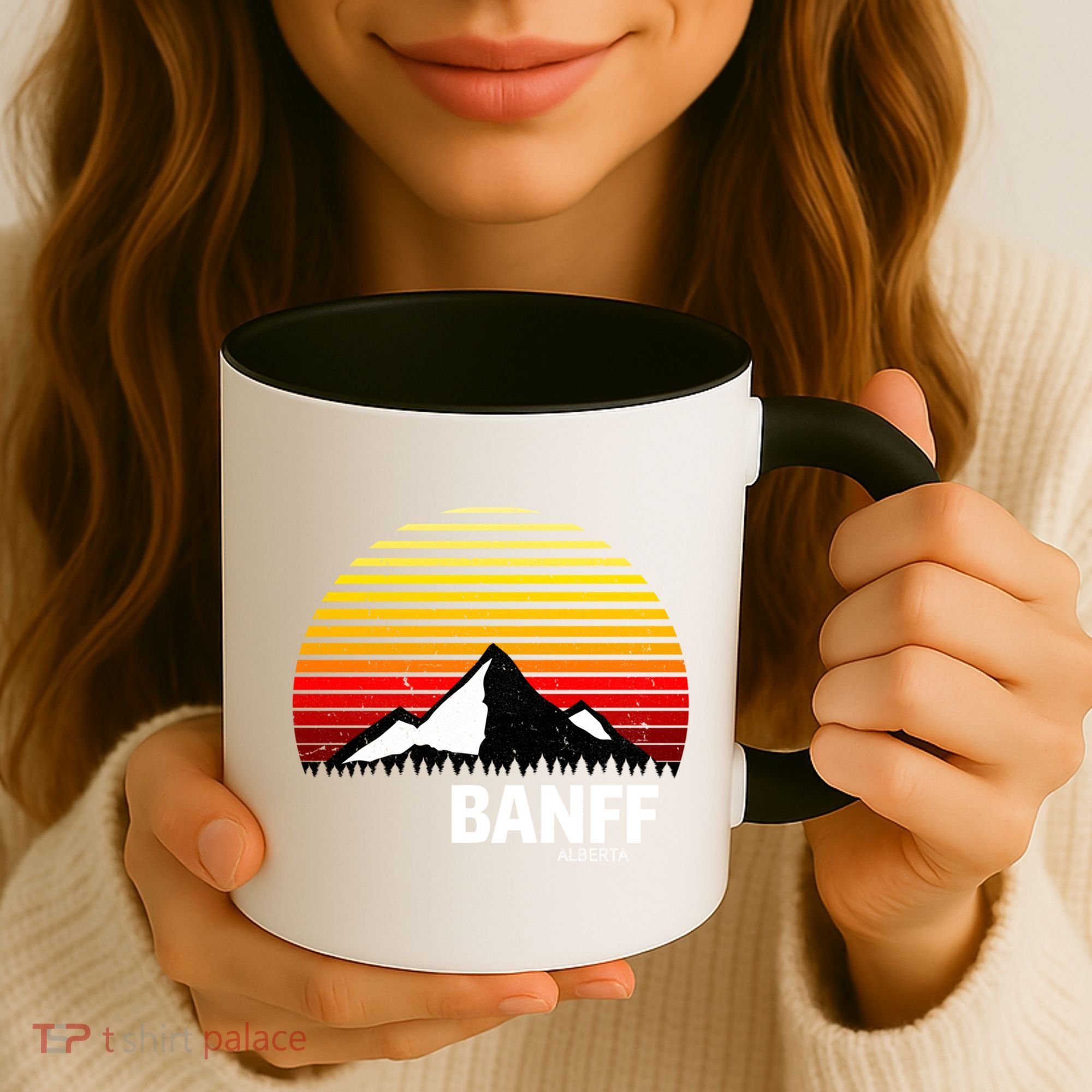Banff Alberta Canada Rocky Mountain Cute Gift Coffee Mug