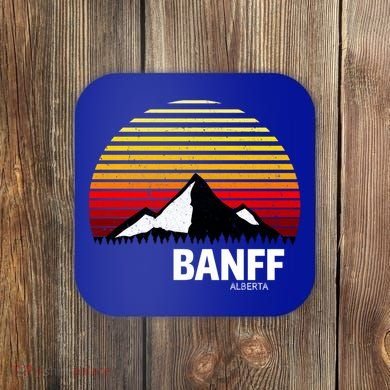 Banff Alberta Canada Rocky Mountain Cute Gift Coaster