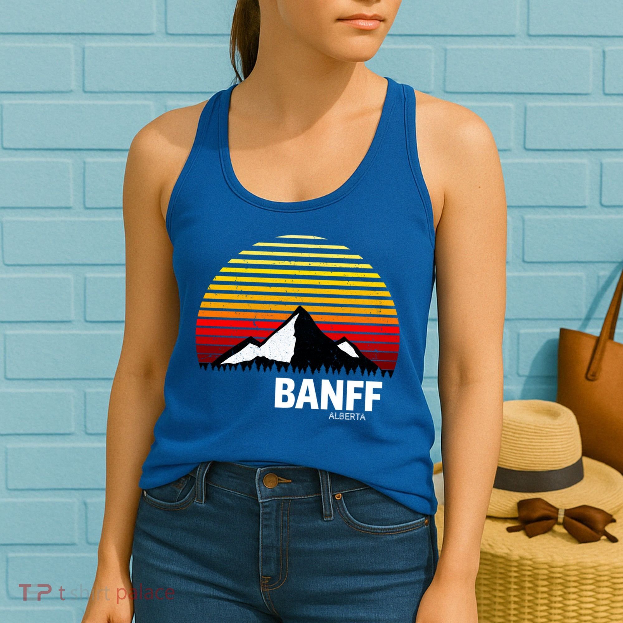 Banff Alberta Canada Rocky Mountain Cute Gift Women's Tank Top