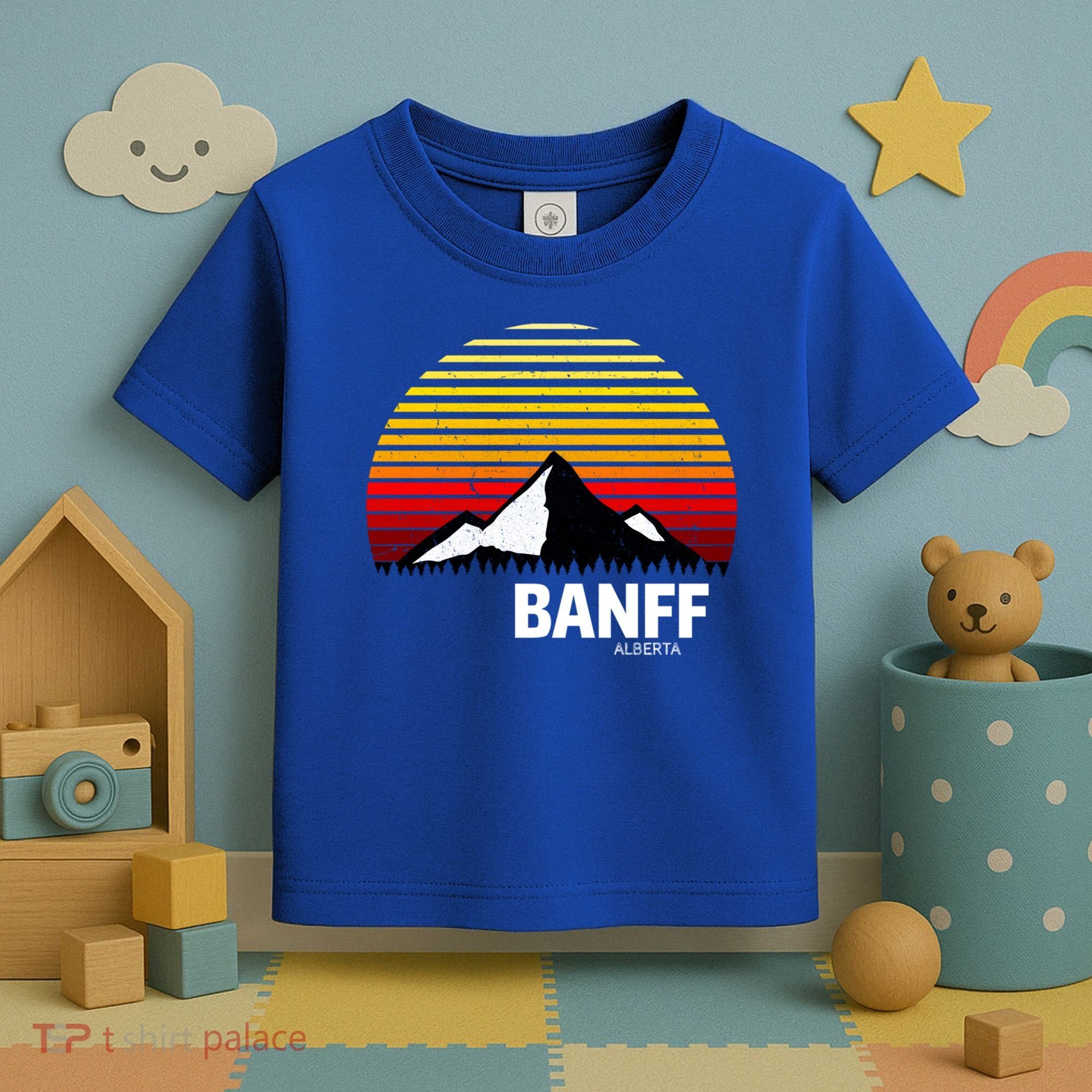 Banff Alberta Canada Rocky Mountain Cute Gift Toddler T-Shirt
