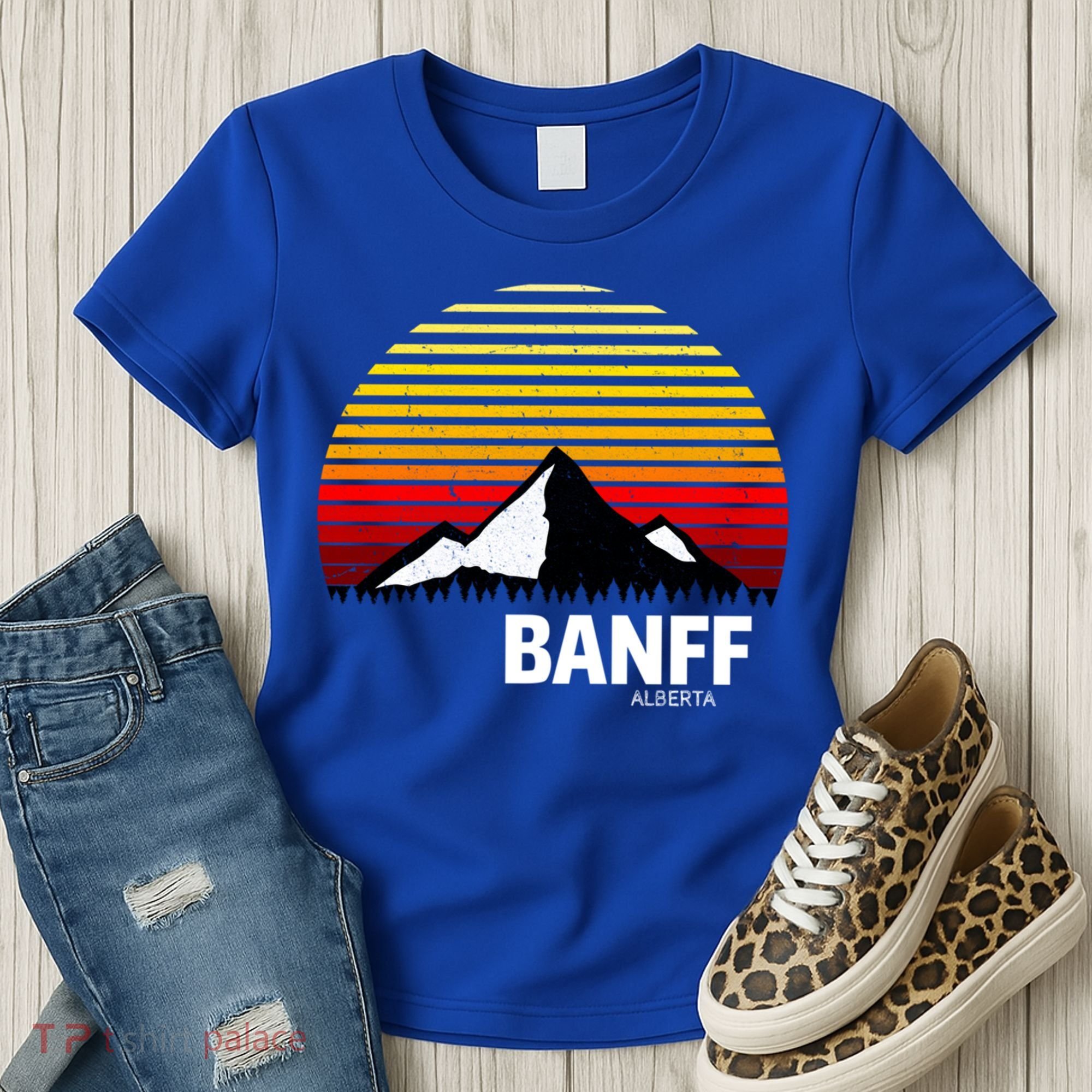 Banff Alberta Canada Rocky Mountain Cute Gift Women's T-Shirt