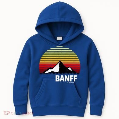 Banff Alberta Canada Rocky Mountain Cute Gift Kids Hoodie