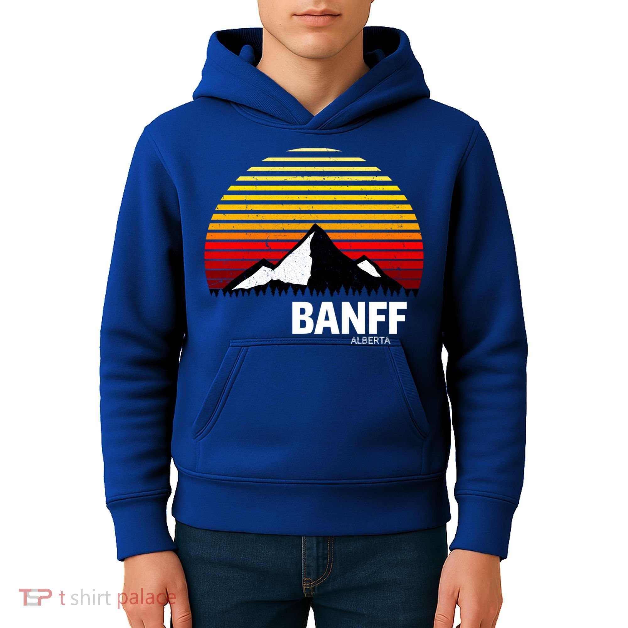 Banff Alberta Canada Rocky Mountain Cute Gift Kids Hoodie