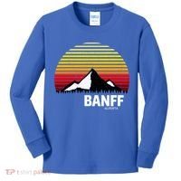 Banff Alberta Canada Rocky Mountain Cute Gift Kids Long Sleeve Shirt thumb 0