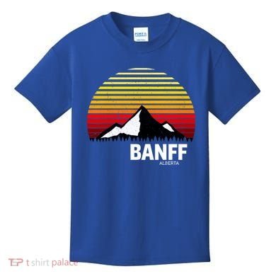 Banff Alberta Canada Rocky Mountain Cute Gift Kids T-Shirt