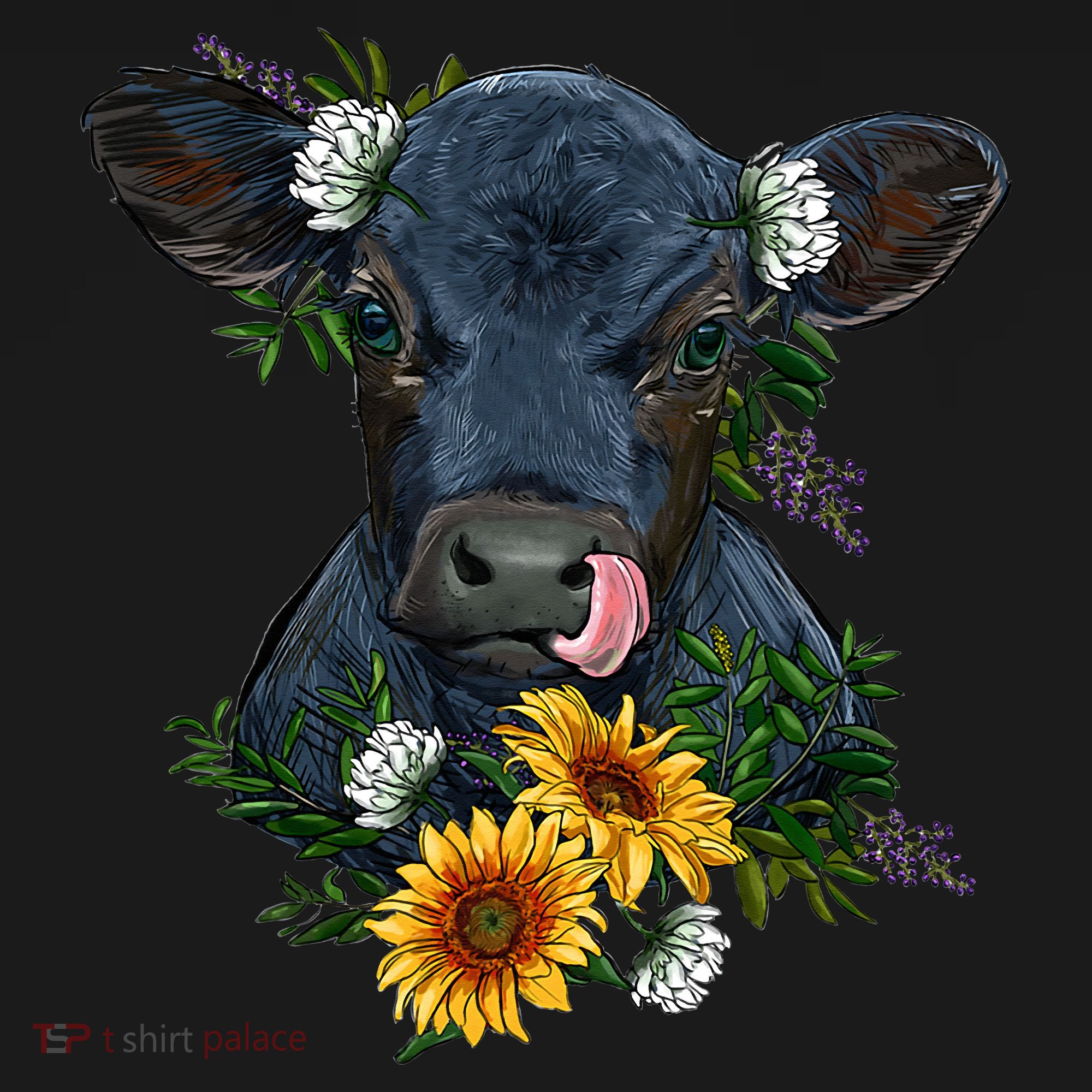 Black Angus Calf Cow Farm Animals Farmer Cow Farming Sweatshirt