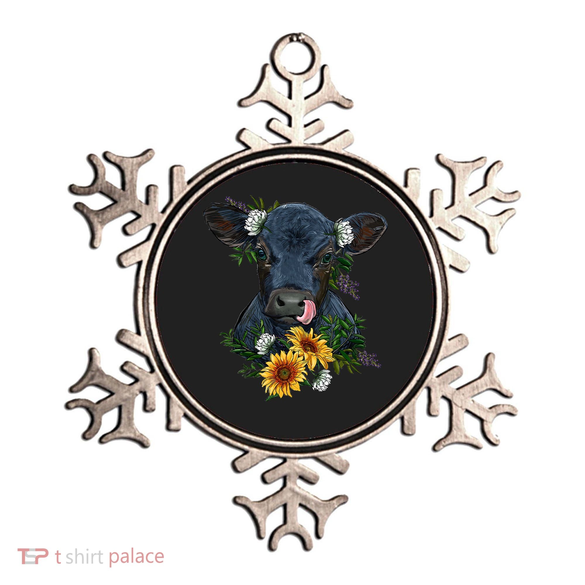 Black Angus Calf Cow Farm Animals Farmer Cow Farming Ornament