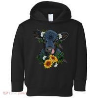 Black Angus Calf Cow Farm Animals Farmer Cow Farming Toddler Hoodie thumb 0