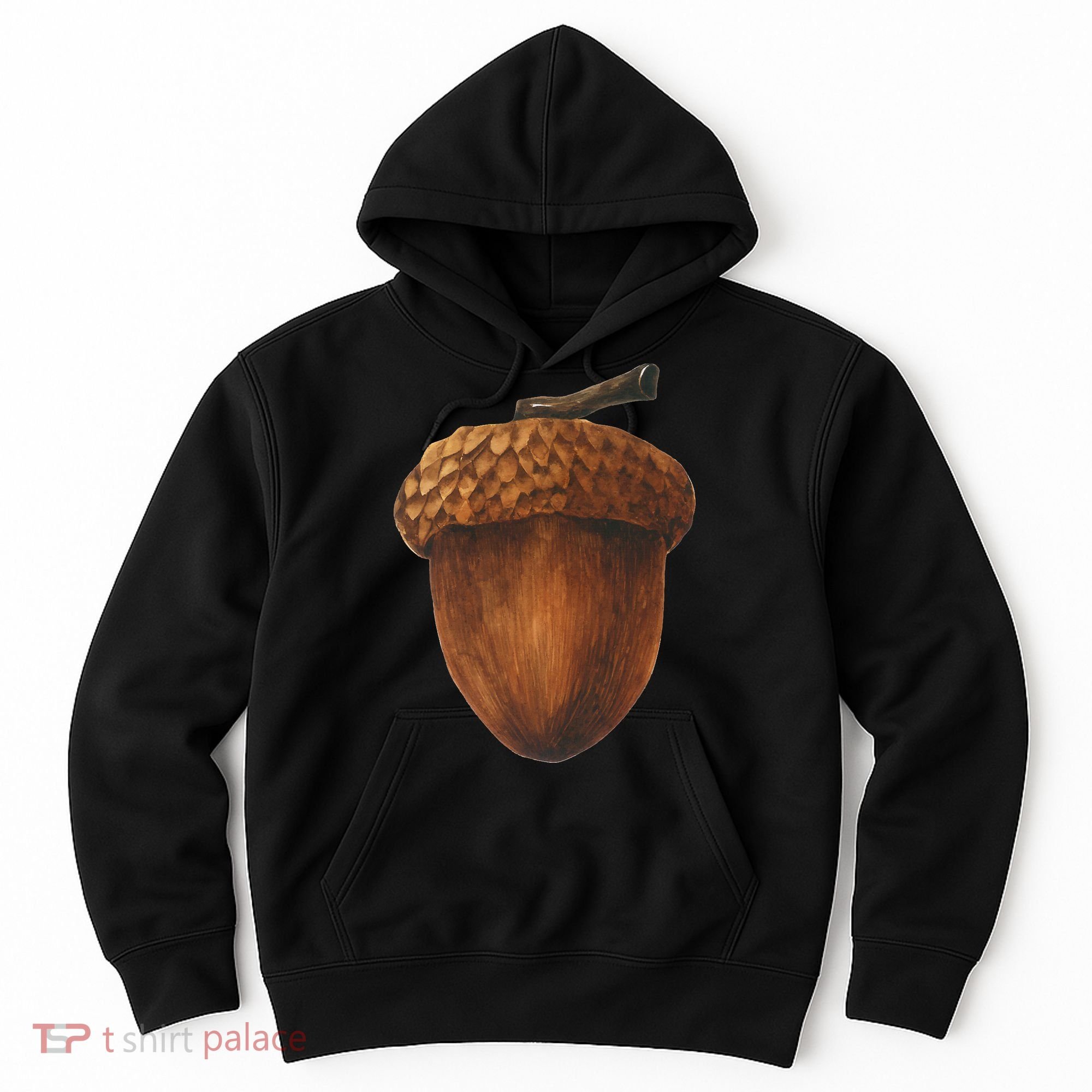 Big Acorn Costume Cute Easy Food Halloween Hoodie