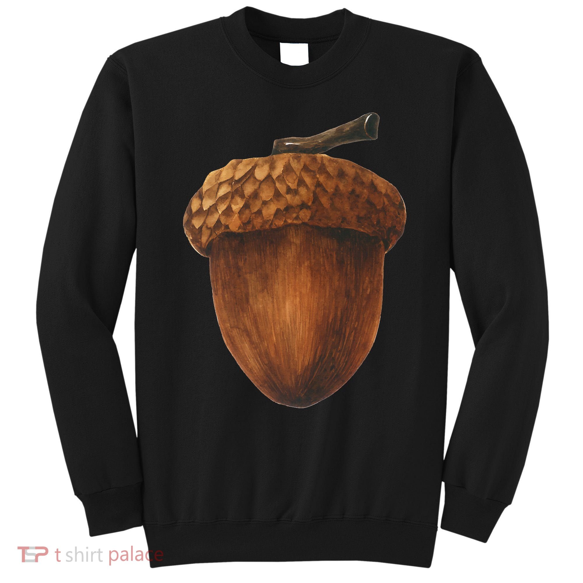 Big Acorn Costume Cute Easy Food Halloween Sweatshirt