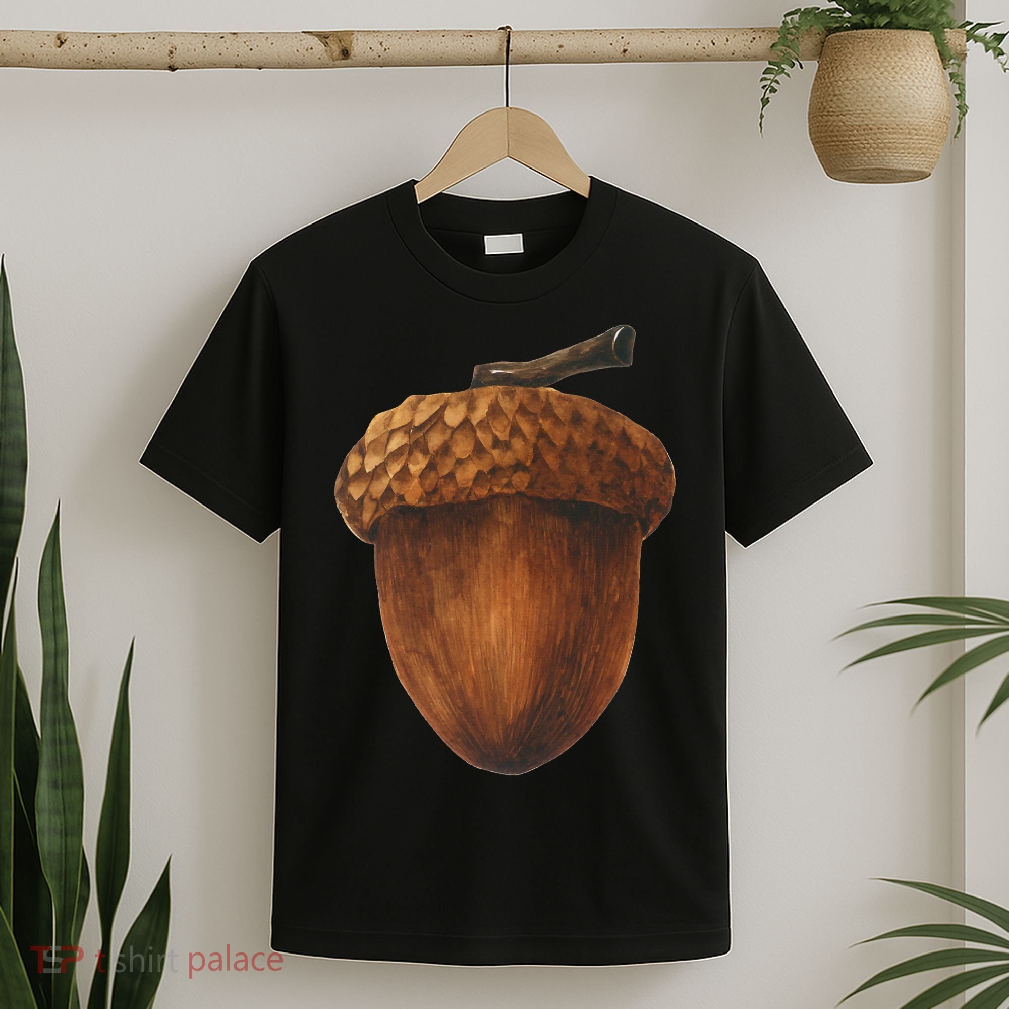 Big Acorn Costume Cute Easy Food Halloween T-Shirt