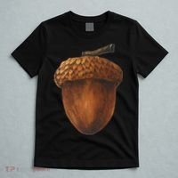 Big Acorn Costume Cute Easy Food Halloween T-Shirt thumb 5