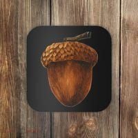 Big Acorn Costume Cute Easy Food Halloween Coaster thumb 0