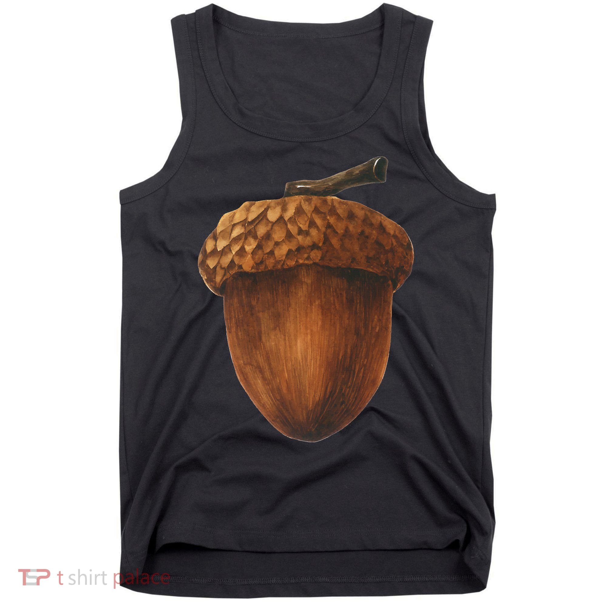 Big Acorn Costume Cute Easy Food Halloween Tank Top