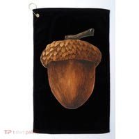 Big Acorn Costume Cute Easy Food Halloween Golf Towel thumb 0