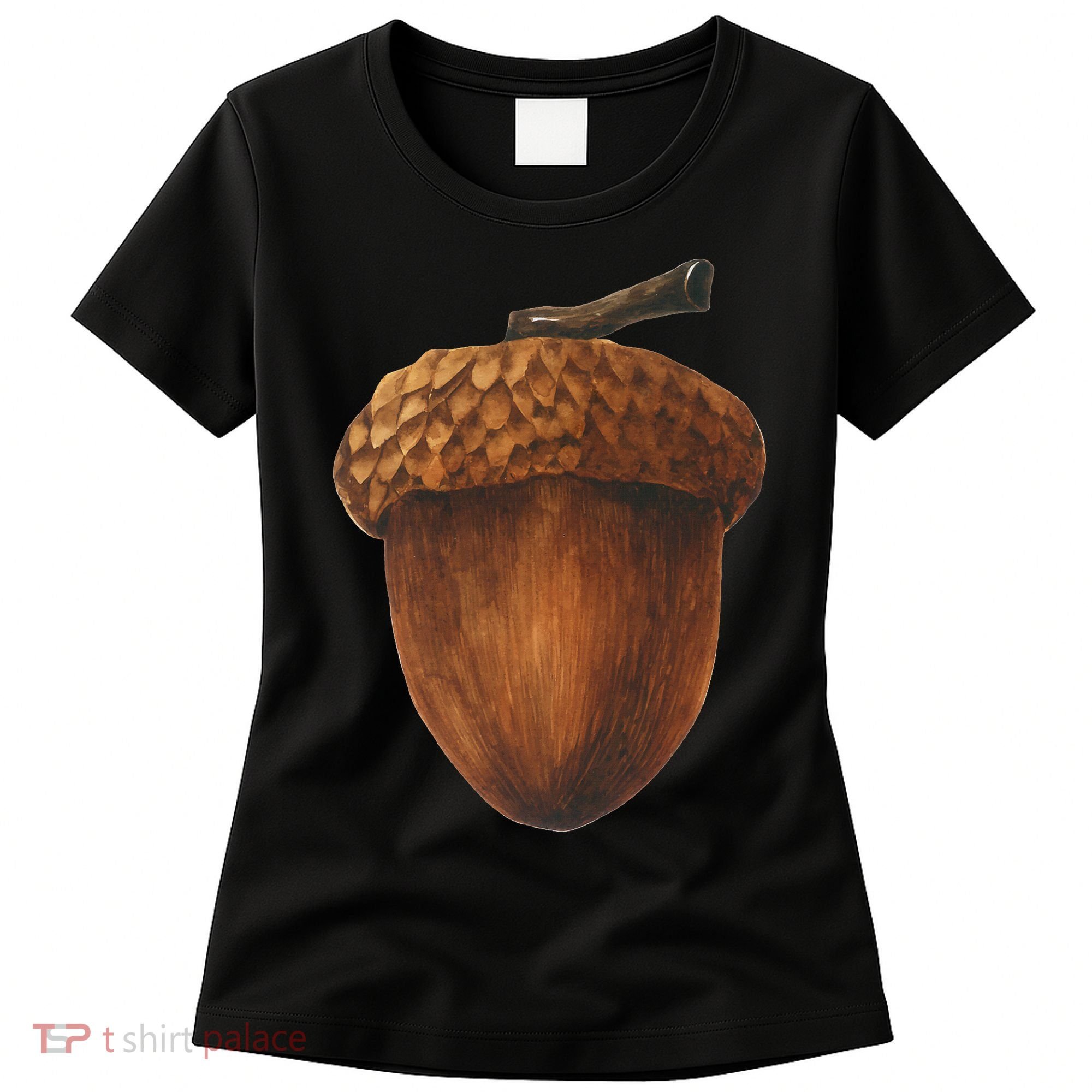 Big Acorn Costume Cute Easy Food Halloween Women's T-Shirt