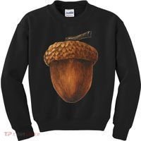 Big Acorn Costume Cute Easy Food Halloween Kids Sweatshirt thumb 0