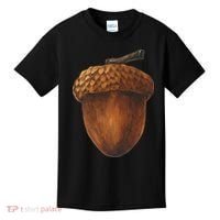 Big Acorn Costume Cute Easy Food Halloween Kids T-Shirt thumb 0