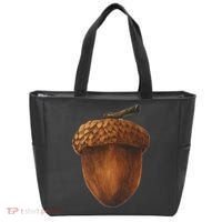 Big Acorn Costume Cute Easy Food Halloween Tote Bag thumb 0