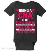 Being A Cna Is All Fun & Games Cna Medical Nursing Nurse Baby Bodysuit thumb 0