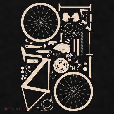 Bicycle Anatomy Cycling Cyclist Biker Ladies PosiCharge Tri-Blend Wicking Tank