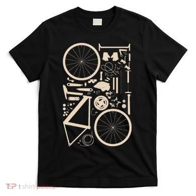 Bicycle Anatomy Cycling Cyclist Biker T-Shirt