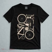 Bicycle Anatomy Cycling Cyclist Biker T-Shirt thumb 5