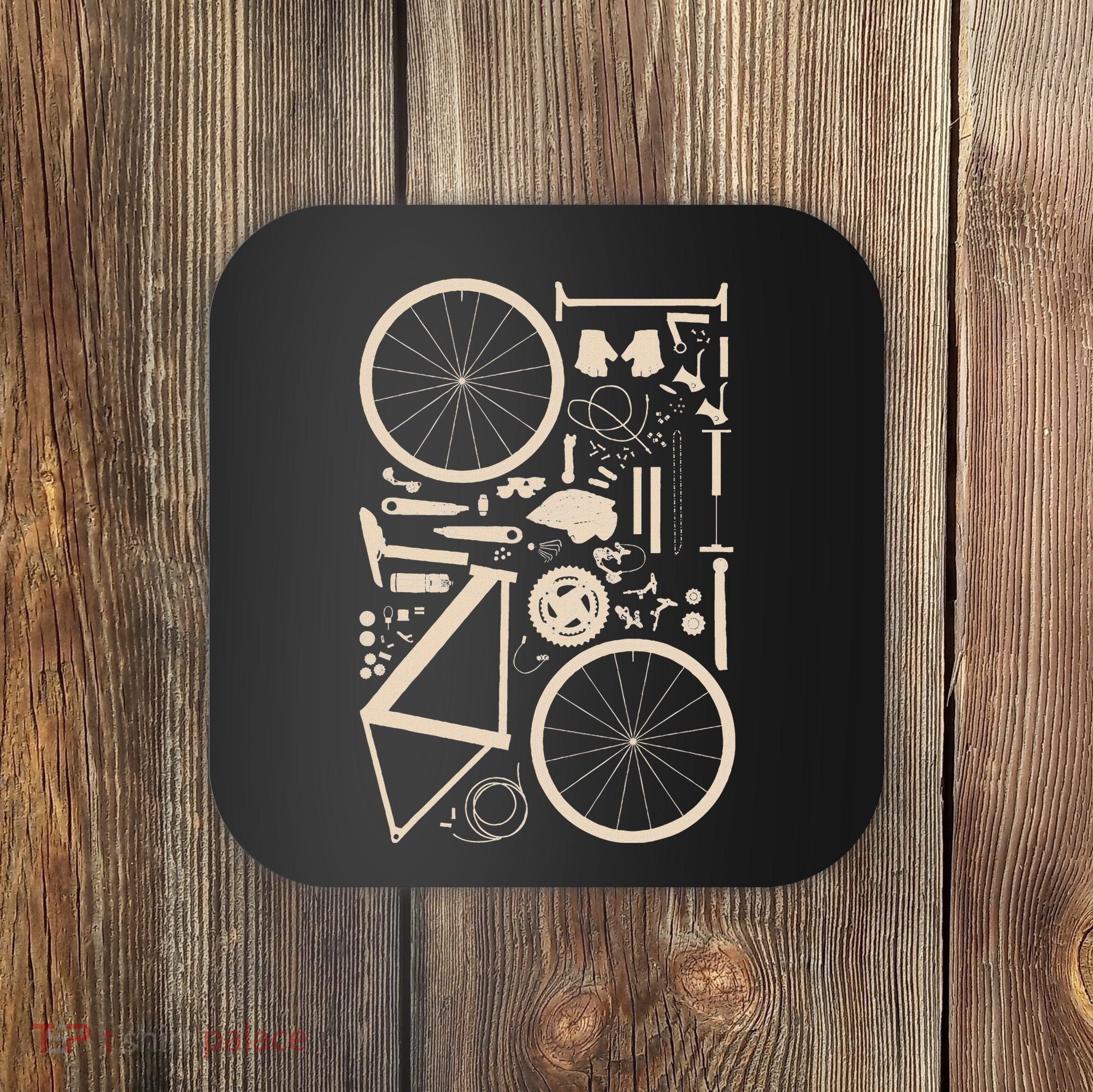 Bicycle Anatomy Cycling Cyclist Biker Coaster
